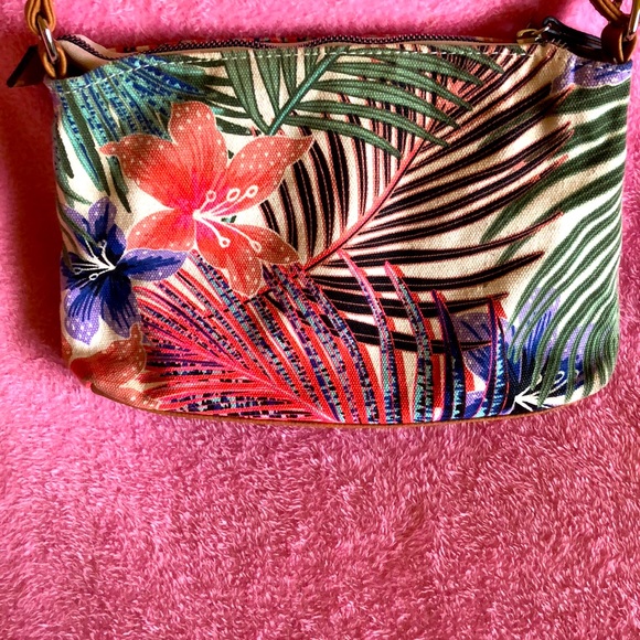 Rosetti tropical print canvas crossbody bag - Picture 6 of 9